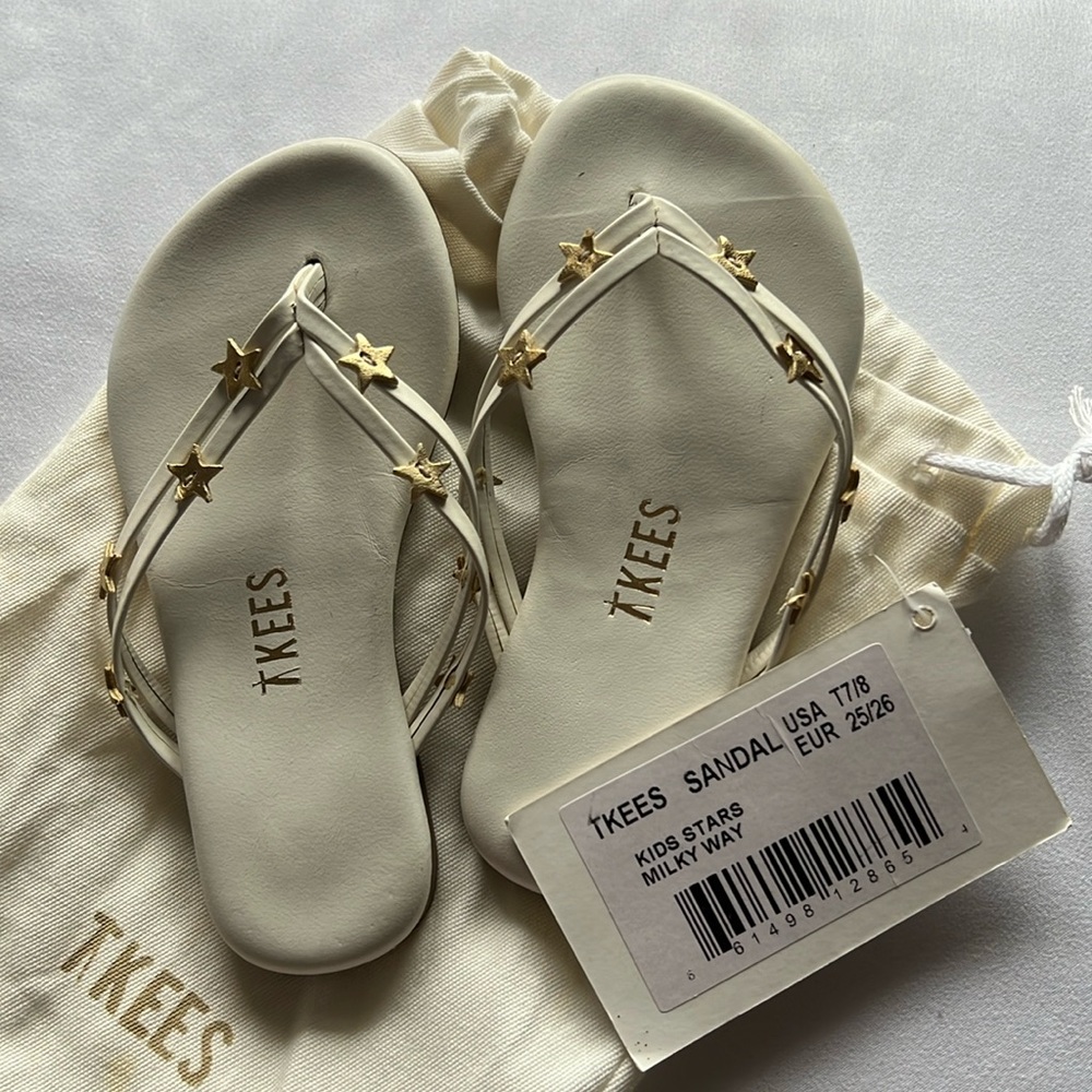 New Tkees Toddler Milky Way Sandals